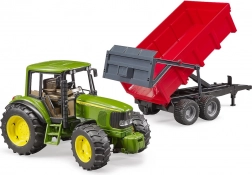 Bruder tractor John Deere met kiepwagen 1:16