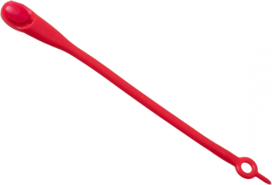 Siliconen elastische veters zonder strikken, 14 stuks – rood