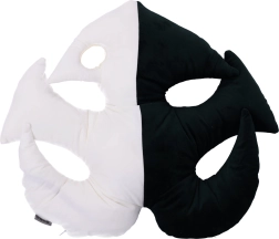 Decoratief pluchen kussen in de vorm van een blad – Type 2