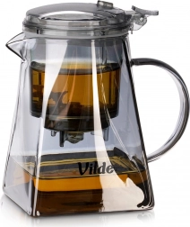 Glazen theepot met aftapkruis en infuser 730 ml