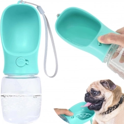 Reiswaterfles voor honden met kom 380 ml