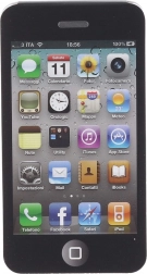 Gelijnd notitieboek in de vorm van een iPhone