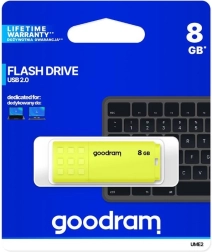 USB-flashstation GOODRAM UME2 8GB USB 2.0 geel