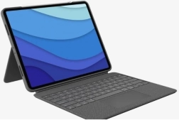 Logitech Combo Touch-toetsenbordhoes voor iPad Pro 12,9" (5e generatie), grijs, US-indeling