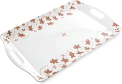 Serveerschaal met peperkoekmotief 37,5 × 23 cm