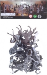 Ridders in zakje – plastic set ridders en paarden