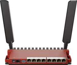 Router wi‑fi 6 met externe antennes en uitgebreide connectiviteit