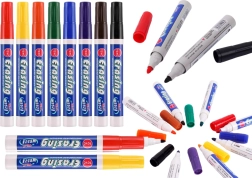 Set van 8 gekleurde whiteboardmarkers