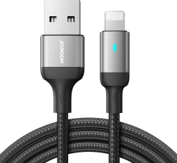 Joyroom USB‑A naar Lightning kabel 3 m, 2,4 A (zwart)