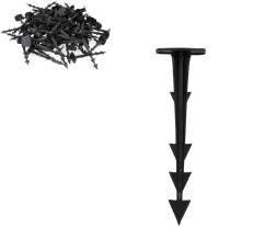 Set van 100 pennen voor bevestiging van agrotextiel 12,5 cm