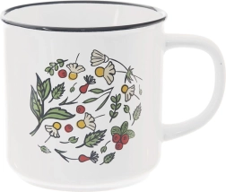 Keramische mok Orion met bloemmotief 650 ml