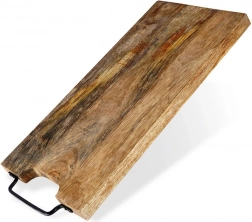 Houten snij- en serveerplank 44 × 19 cm van mangohout