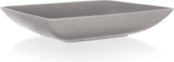 Diep vierkant bord 17,5 × 17,5 cm van plastic LATTE CULINARIA