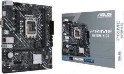 Asus PRIME H610M-K D4 – microATX-moederbord LGA 1700 met DDR4, PCIe 4.0 en M.2
