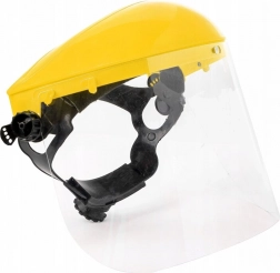 Beschermend masker met PVC schild voor bosmaaiers