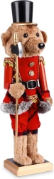 Kerstfiguur beer 39 cm