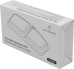 Vervangfilters voor de PETONEER Fresco Mini fontein – 2 stuks