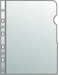 Transparante documenthouder A4 met euro-ophang