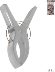 Strandklemmen voor handdoek, 4 stuks