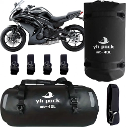 Waterdichte motor- en fietsschoudertas 40 l