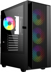 Computerkast midi tower Fornax 4000 ARGB zwart