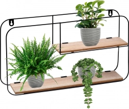 Wandplank van metaal 52 × 10,5 × 29 cm