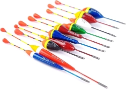 Set van 10 vissersdobbers