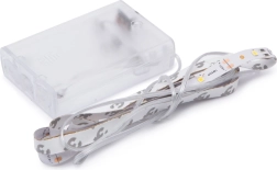 LED-strip met warm wit licht, 1 m, op AA-batterijen