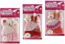 Poppenkleertjes met accessoires - 2 stuks