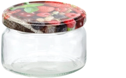 Pot 250 ml met schroefdeksel fi 82 - 1 stuk
