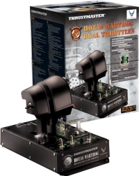 Joystick HOTAS WARTHOG voor pc met dubbele gashendels