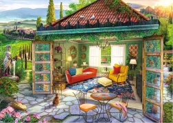 Ravensburger puzzel Tuscan Oasis 1000 stukjes