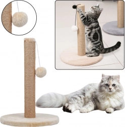 Krabpaal voor katten toren lichtbruin 40 cm x 30 cm