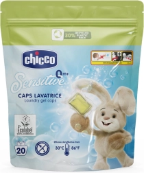 Chicco Baby Sensitive wascapsules voor babykleding 20 stuks