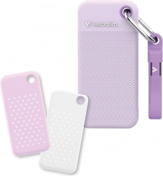 draagbare ssd-schijf 1 tb usb‑c 3.2 gen 2 verbatim pocket ssd summer edition