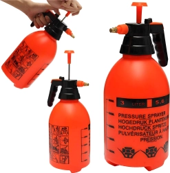 Handmatige drukspuit 3 l – oranje voor tuin en huishouden