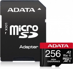 microSD-kaart ADATA High Endurance 256GB UHS-I V30 A2
