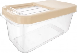 Beige voedsel- en capsulecontainer 7,5 l