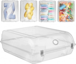 Afsluitbare transparante schoenendoos 37 × 29 × 13 cm