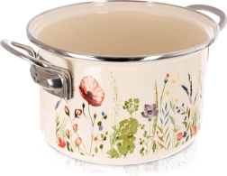 Geglazuurde pan crèmekleurig Maki 20 cm, 3 l