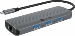 Desktop-dockingstation 6-in-1 met HDMI, USB, PD en LAN