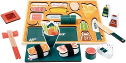 Houten 3D-puzzel Sushi-bar van Bino