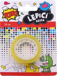 Transparante plakband 12 mm × 25 m