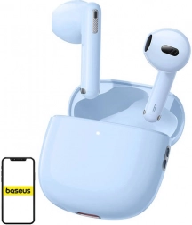 Draadloze oordopjes TWS Baseus Bowie WX5 blauw
