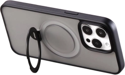 Magnetische hoes met standaard JOYROOM voor iPhone 15 Pro – zwart