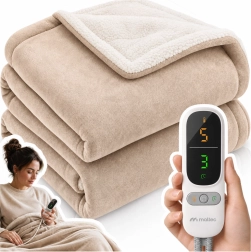 Elektrische verwarmde deken CozyHeat 160 W beige