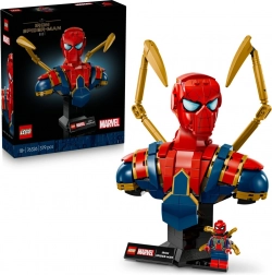 LEGO Marvel buste van Iron Spider-Man – verzamelmodel om tentoon te stellen