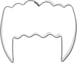 Metalen uitsteekvorm vampiertanden 5,5 cm