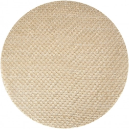 Beige-gouden ronde tafelonderlegger 38 cm