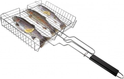 Stalen afsluitbare grillmand 61 × 32 cm